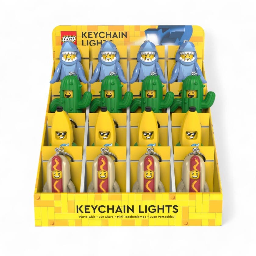 LEGO® Minifigurer Nøkkelring med lys