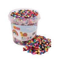 Rørperler i bøtte 5000stk fargemiks