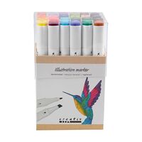 Illustrasjoner Marker, Supplerende Farger, Spiss 1+8 Mm, 2