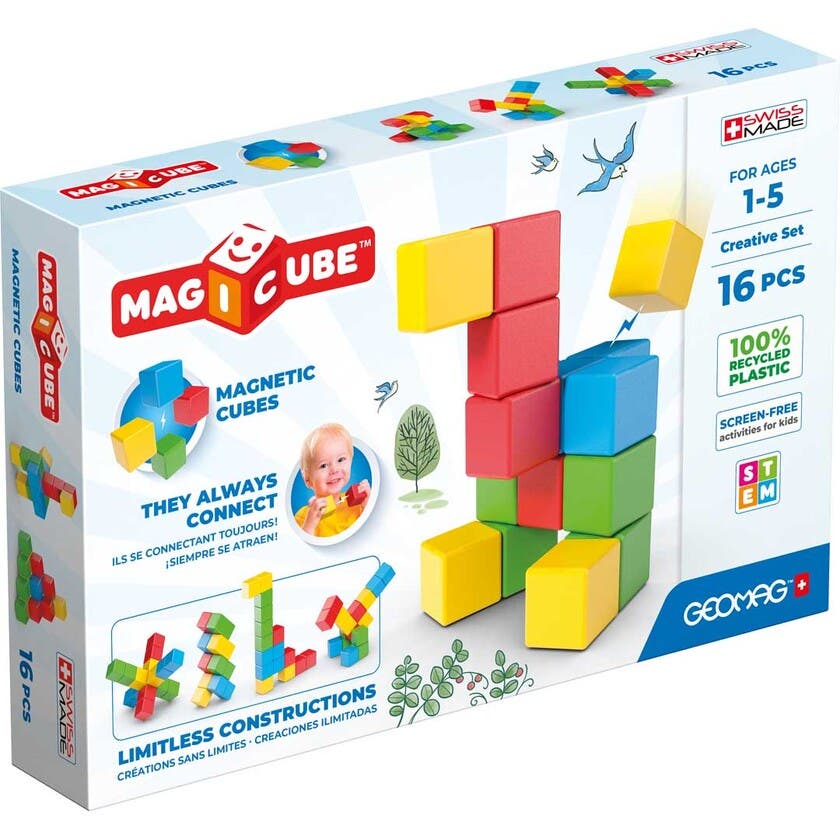 Geomag Magicube Kreativt Sett 16 Deler