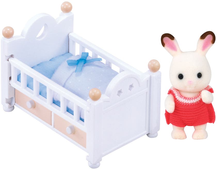 Sylvanian Families - Sett med baby Sjokoladekanin (Sprinkels