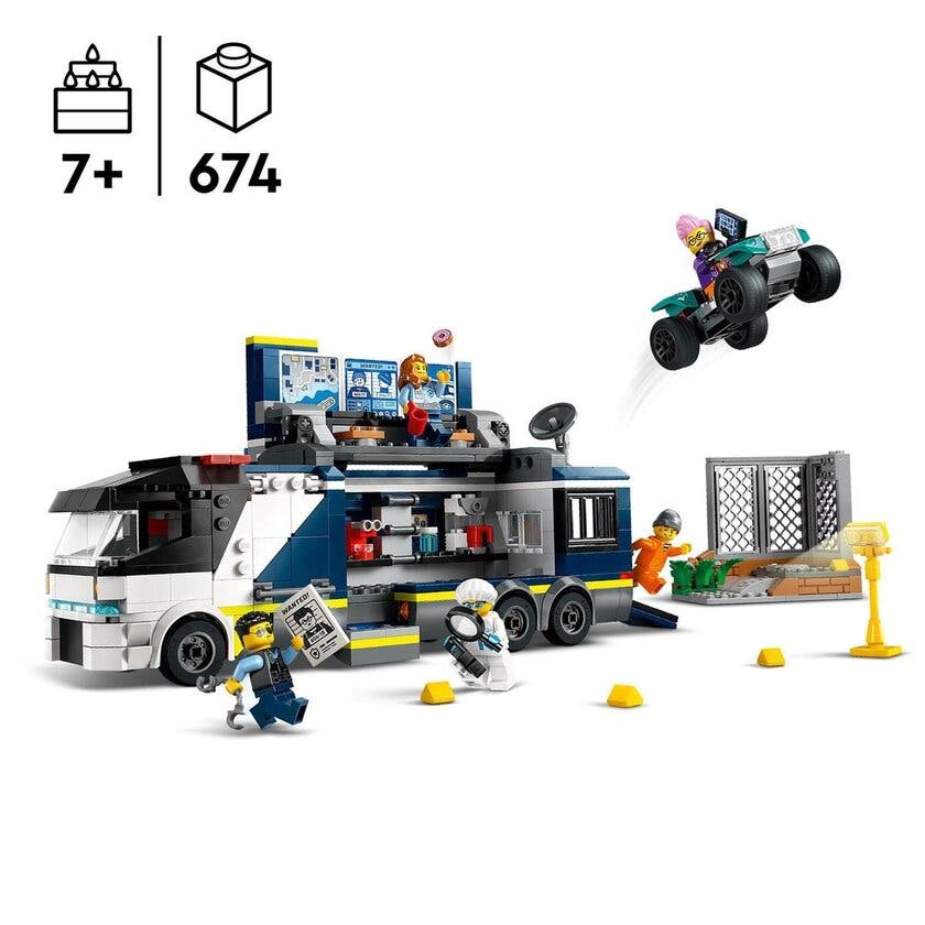 LEGO City 60418, Politiets mobile laboratoriebil