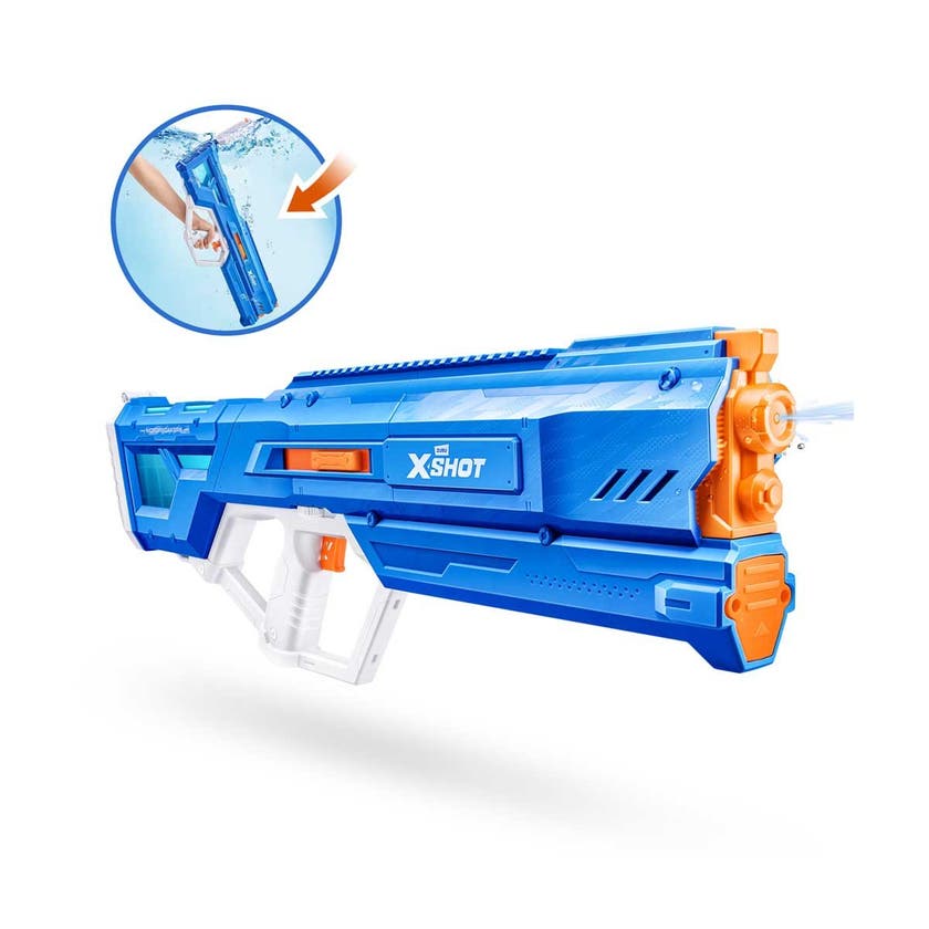 XSHOT Water rask påfyll stor motor vanndusj