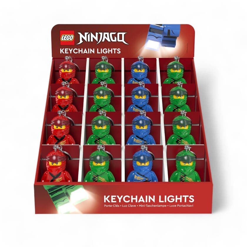 LEGO® Ninjago® Minifigurer Nøkkelring med lys