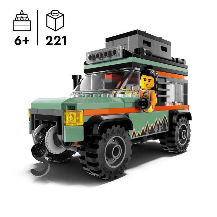 LEGO City Great Vehicles 60447, 4-hjulsdrevet terrengbil for fjellkjøring