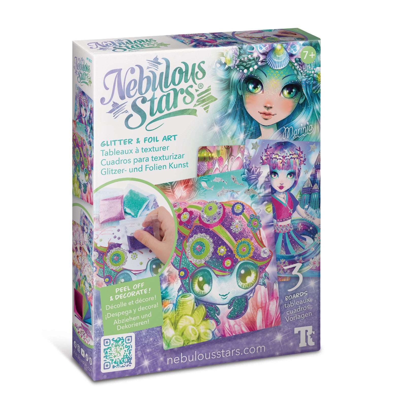 Nebulous Stars Glitter & Foil Art