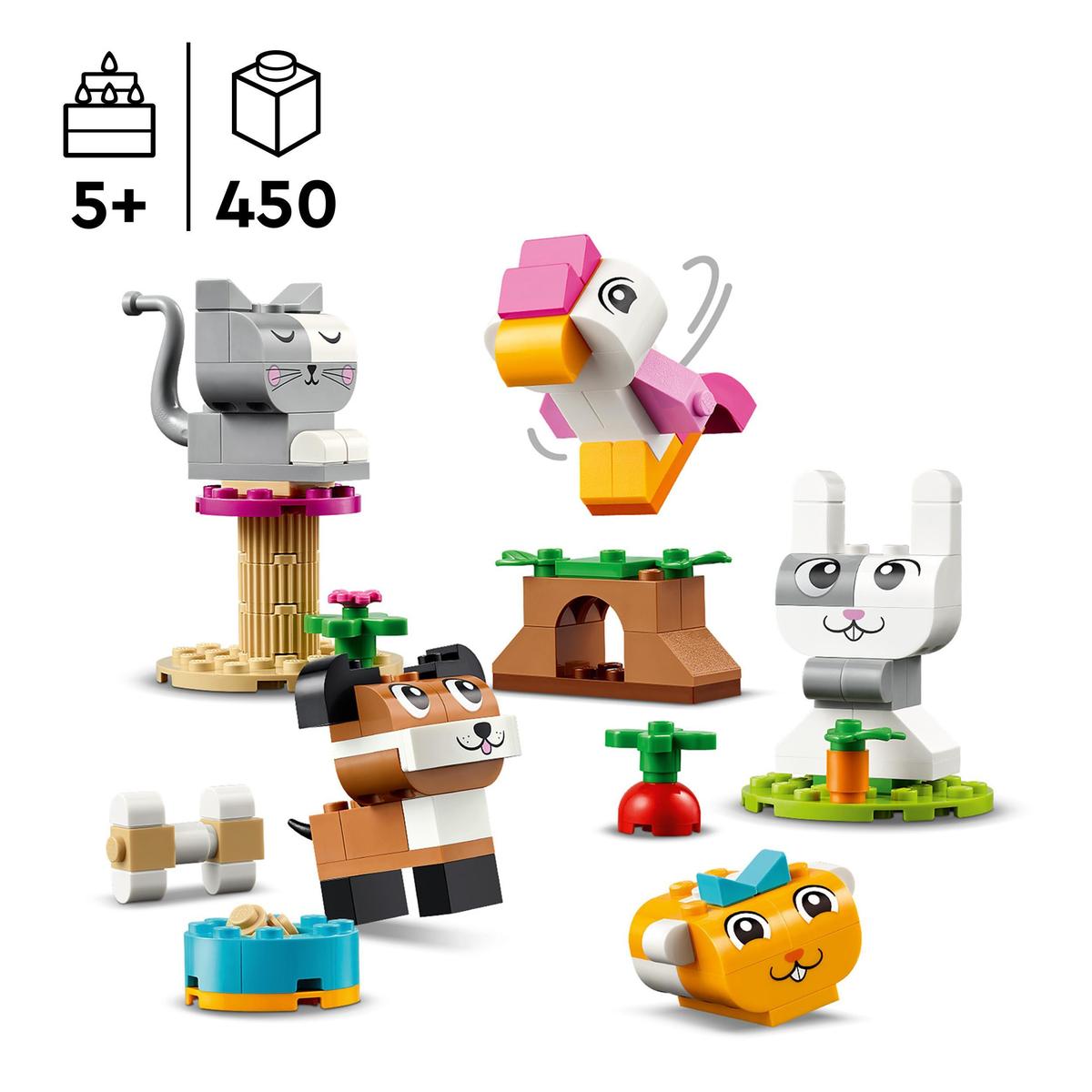LEGO Classic 11034, Kreative kjæledyr