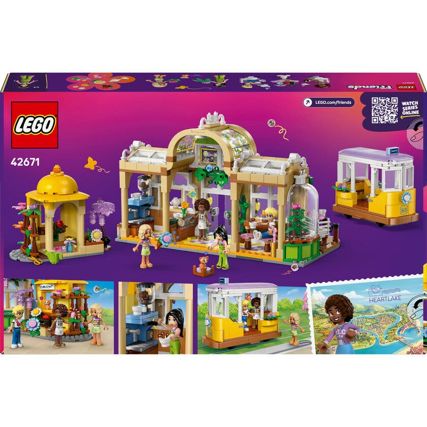 LEGO Friends 42671, Plantekafé & blomsterbutikk