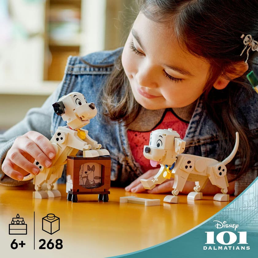 LEGO Disney 43271, 101 Dalmatinere – Lucky og Penny