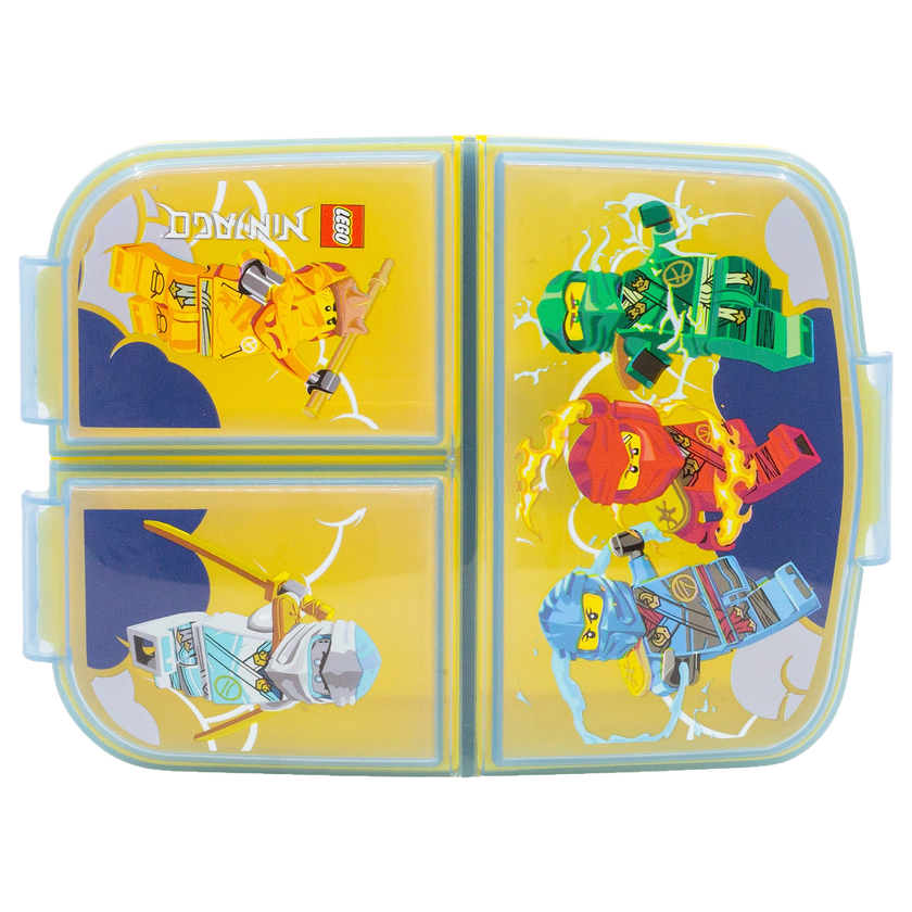 LEGO NINJAGO, Matboks med flere rom, 18 x 13 cm