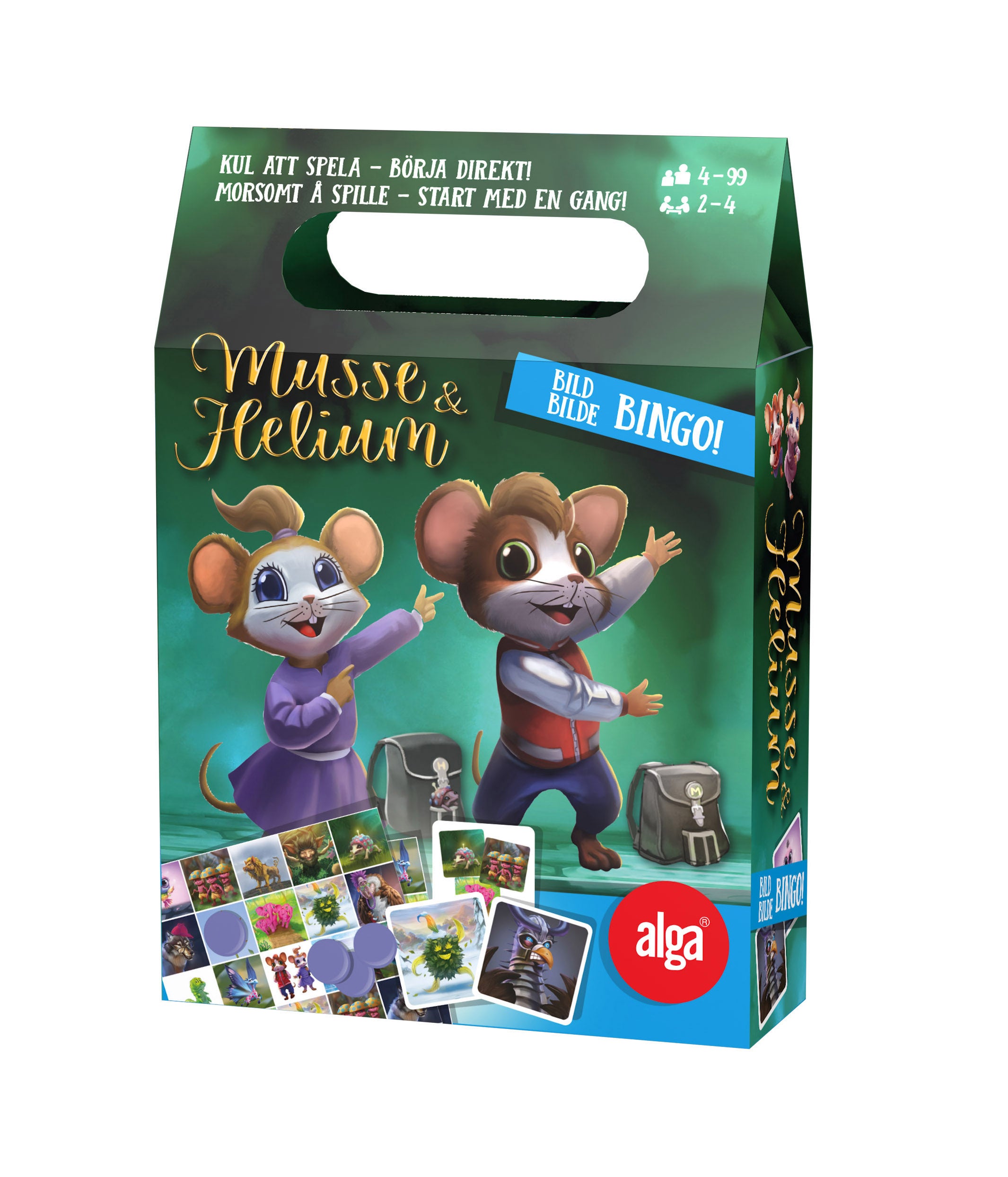 Alga, Musse & Heliums morsomme bingo