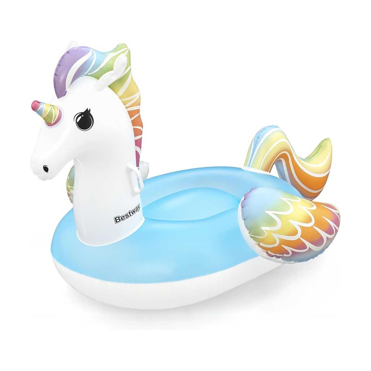 Bestway, 61" x 47"/1,55 m x 1,19 m Fantasy Unicorn Ride-On