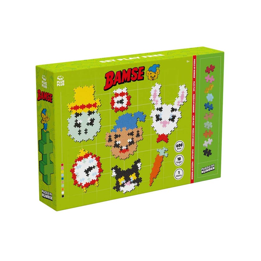 Plus-Plus Bamse & venner 600 stk