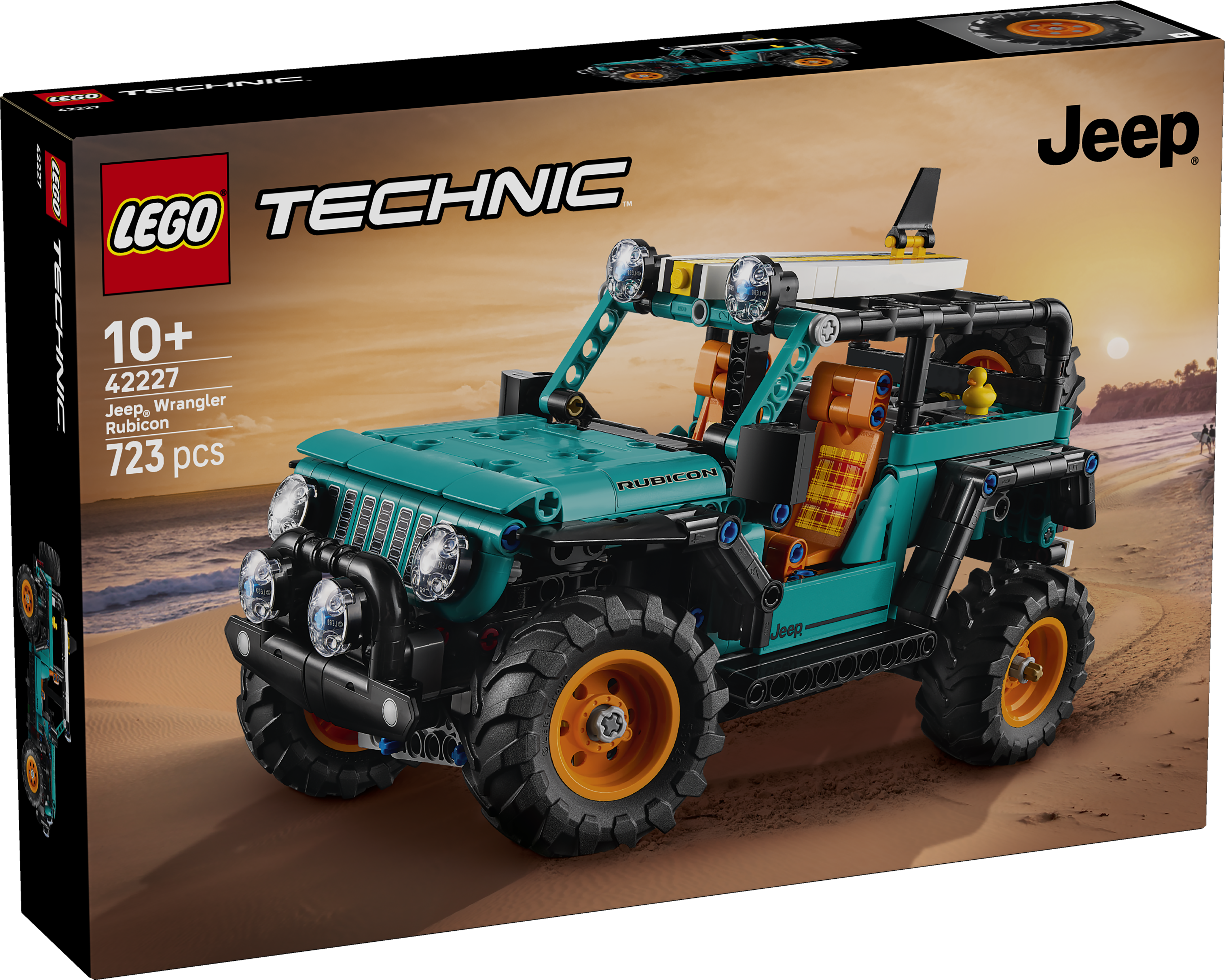 LEGO® Technic Jeep® Wrangler Rubicon SUV, byggesett 42227