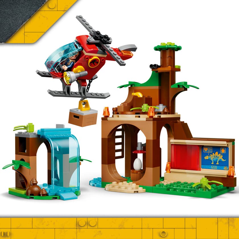 LEGO® Redning med Velociraptor, Stegosaurus og Pteranodon 77981