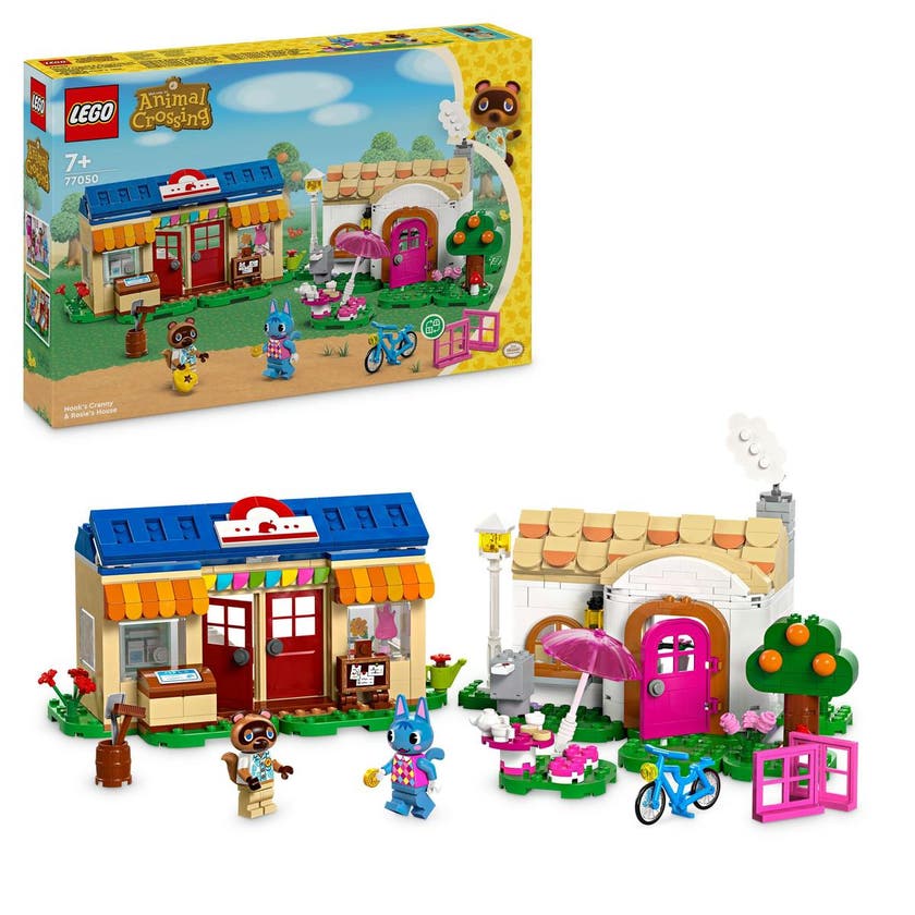 LEGO Animal Crossing 77050, Nooks Kurv & huset der Rosie bor