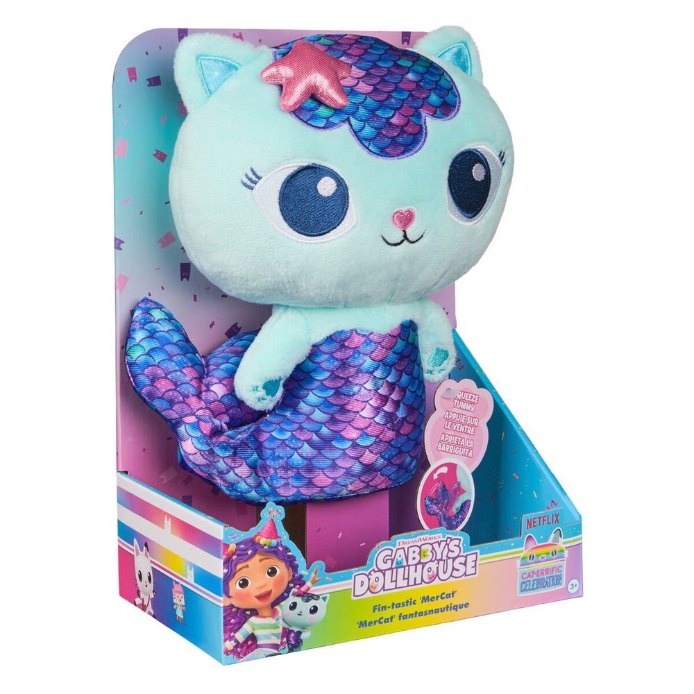 Gabbys Dukkehus – MerCat Deluxe Kosedyr, 25 cm