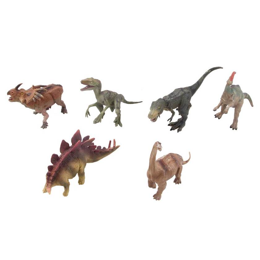 Dino vs World, 6 stk i pose