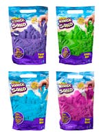 Kinetic Sand fargepakke 0,9 kg – blå, grønn eller lilla