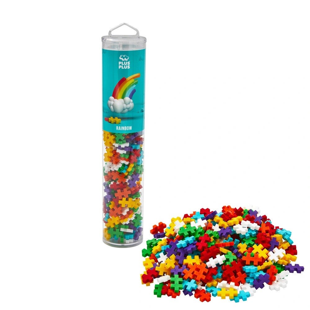 Plus-Plus, Rainbow Color mix / 240 stk Tube