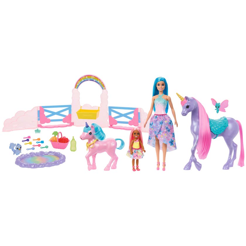 Barbie Enhjørning Kos & Pleie Lekesett