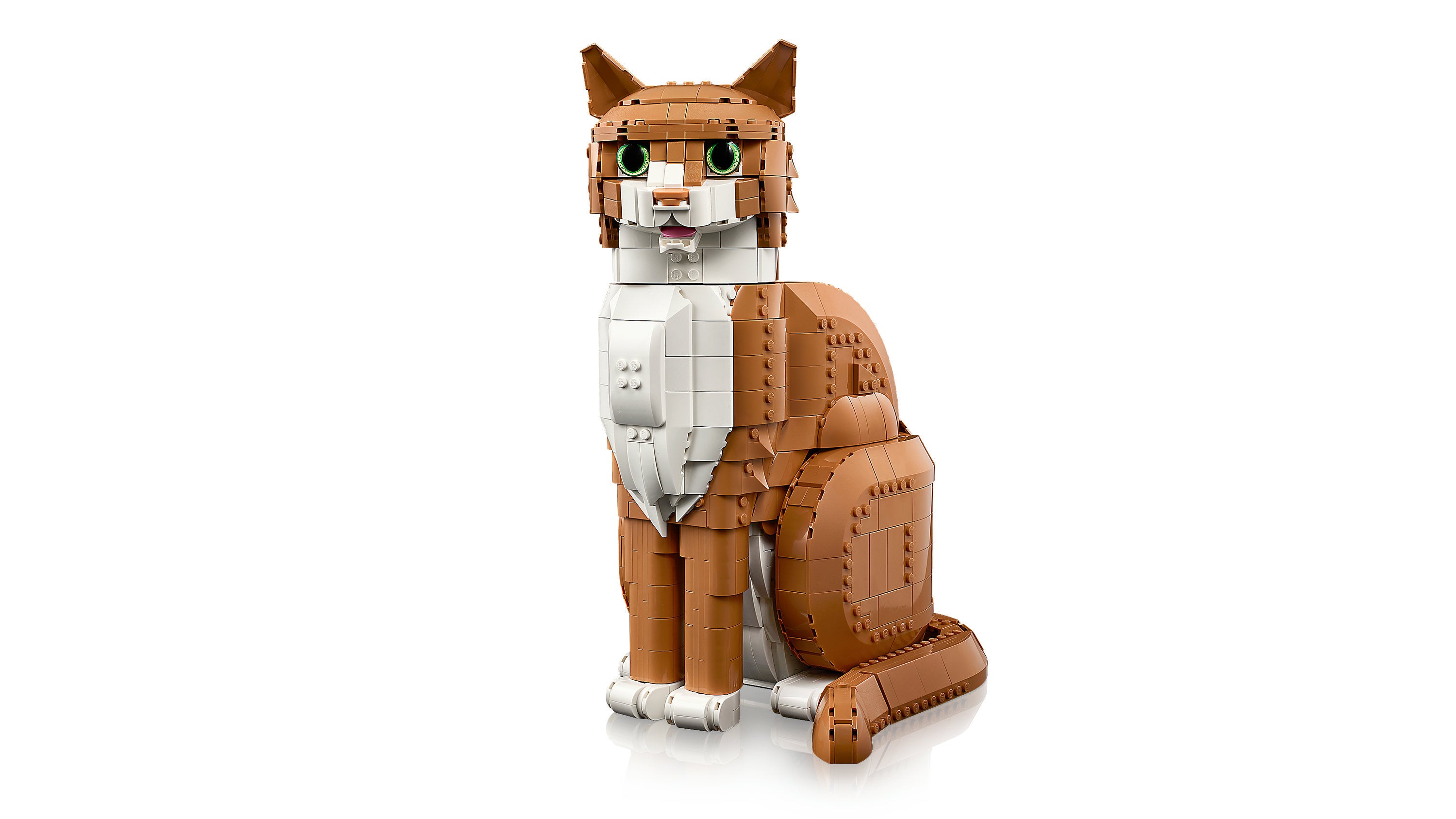 LEGO® Ideas Oransje katt, byggbar dyrefigur 21376