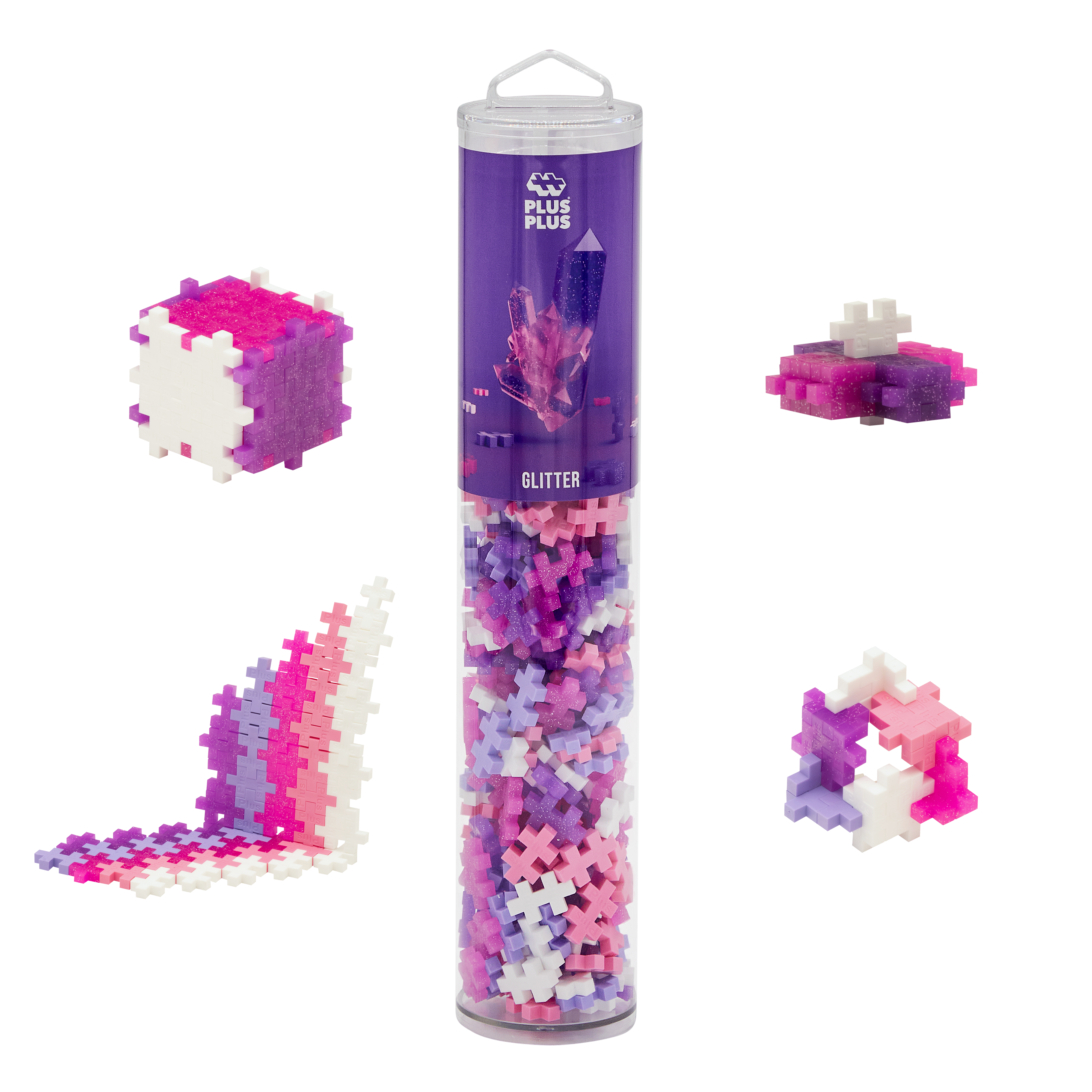 Plus-Plus Glitter mix / 240 stk Tube
