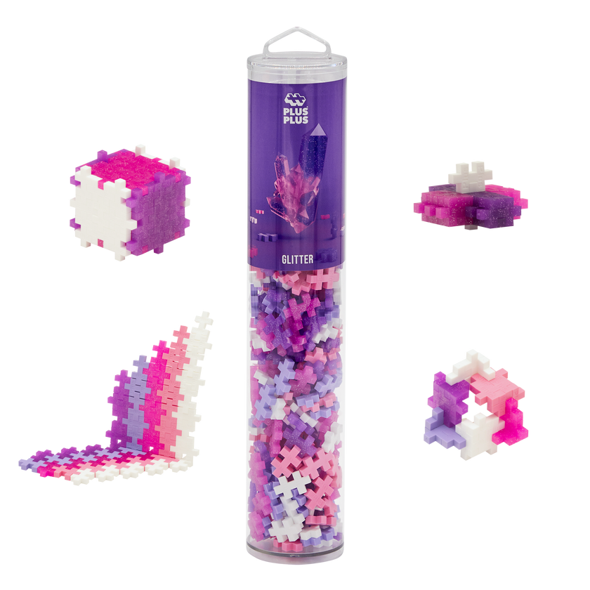 Plus-Plus Glitter mix / 240 stk Tube