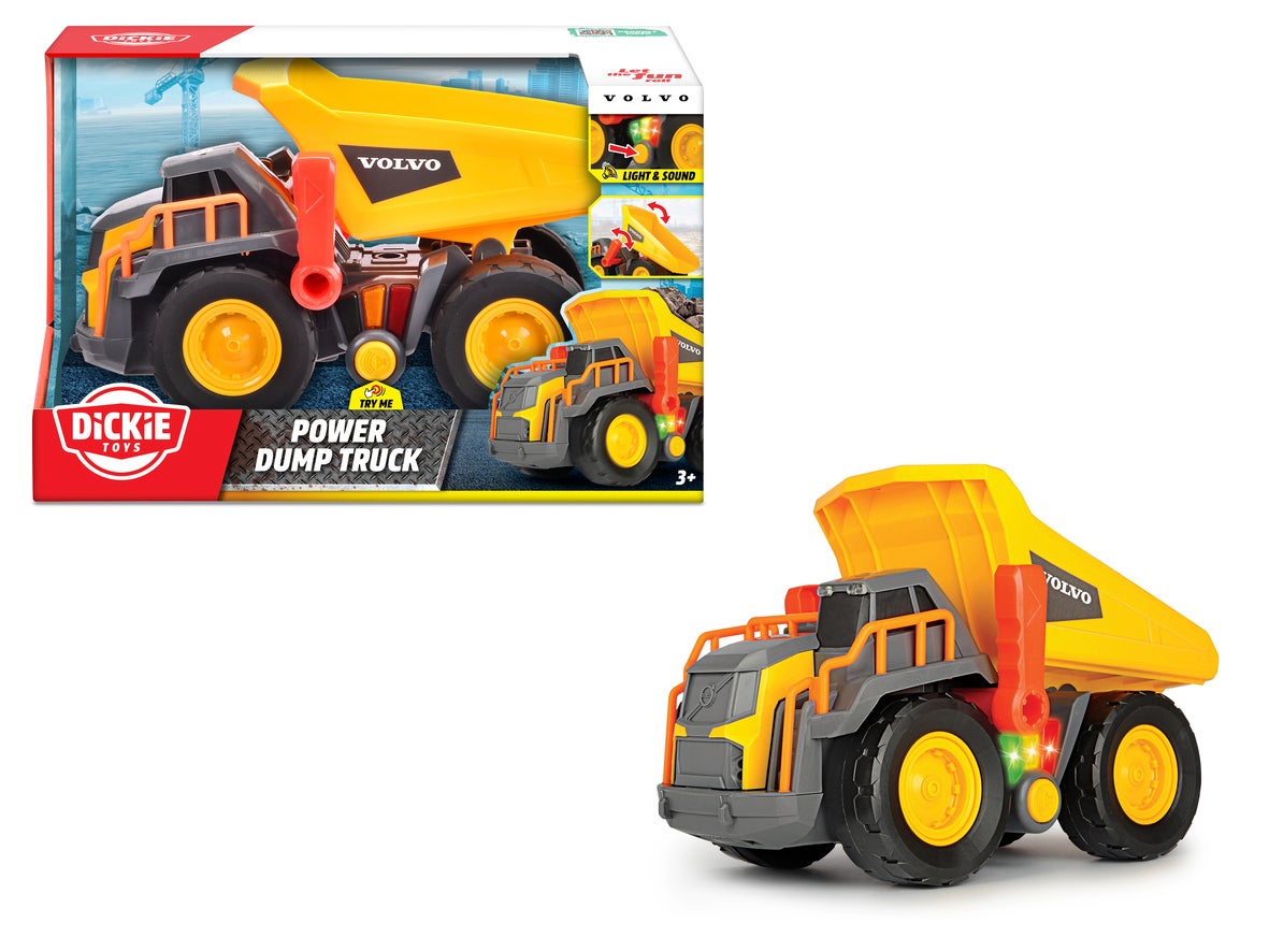 Dickie Toys Volvo Power Dumper, 30 cm