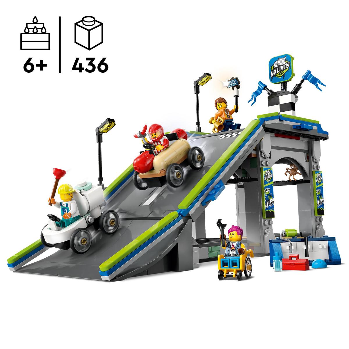 LEGO City Great Vehicles 60460, Ingen grenser: Racerbilramper