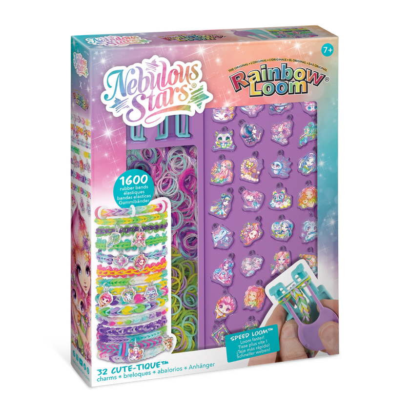 Nebulous Stars Rainbow Loom Armband Set