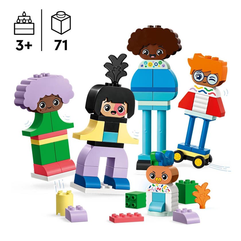LEGO DUPLO Town 10423, Byggbare mennesker med store følelser