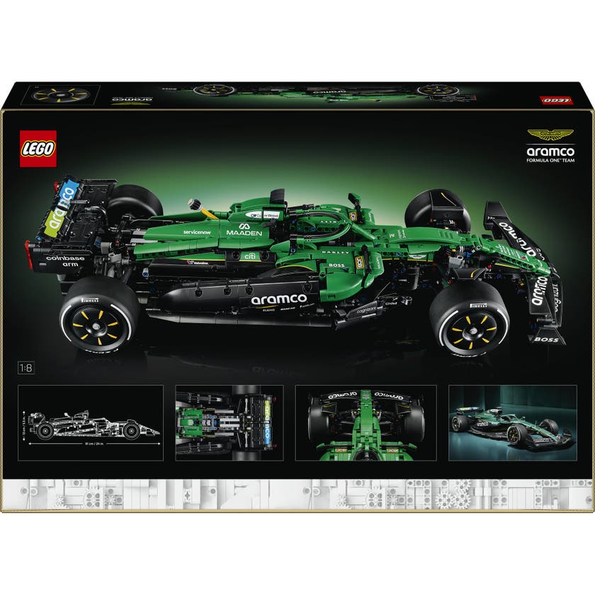 LEGO® Technic Aston Martin Aramco AMR25 F1®-bil. Byggesett for voksne fra 18 år. F1®-merch 42240