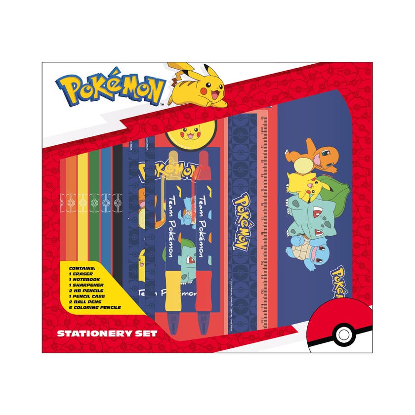 POKÉMON Skrivesett med pennal