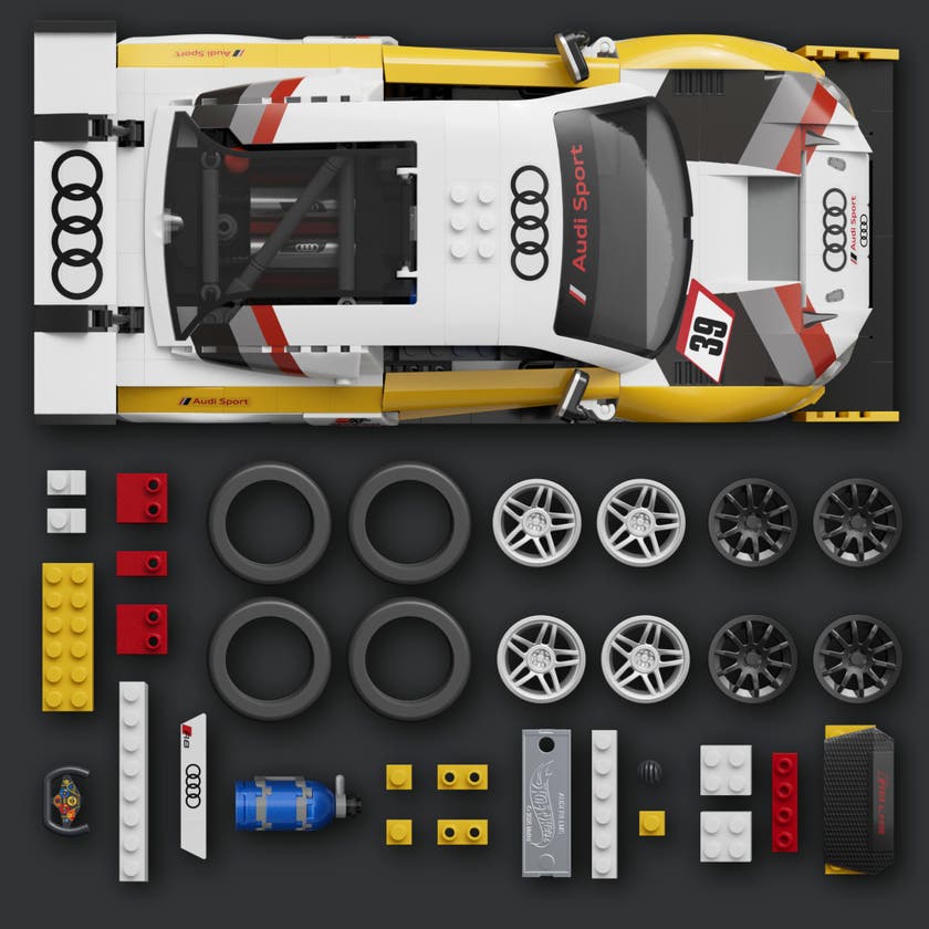 Mattel Brickshop Elite Series Audi