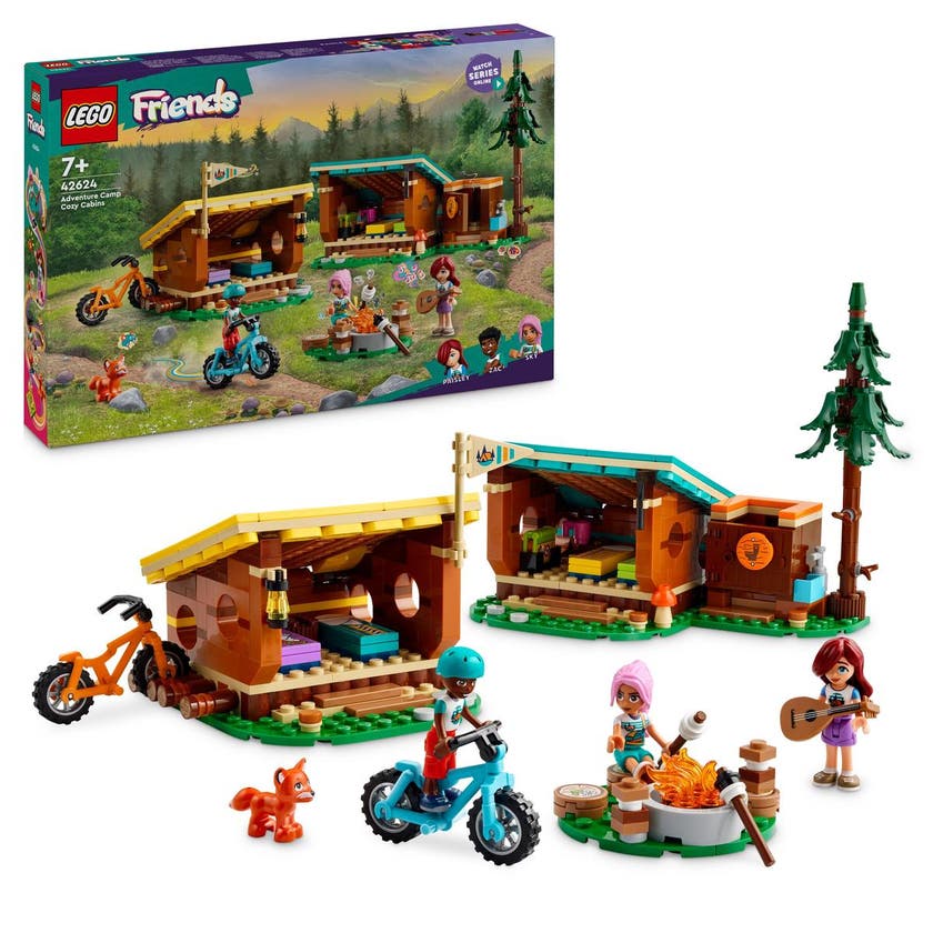 LEGO Friends 42624, Eventyrcamp – Koselige hytter