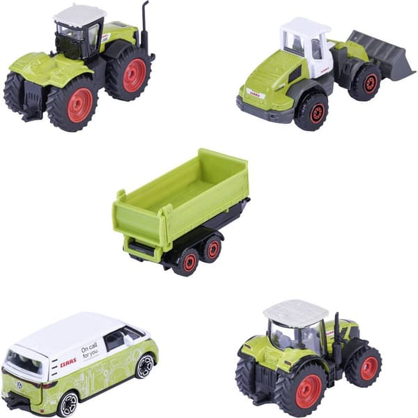 Majorette Claas Landbruk Kjøretøy 5-Pack Gavepakke