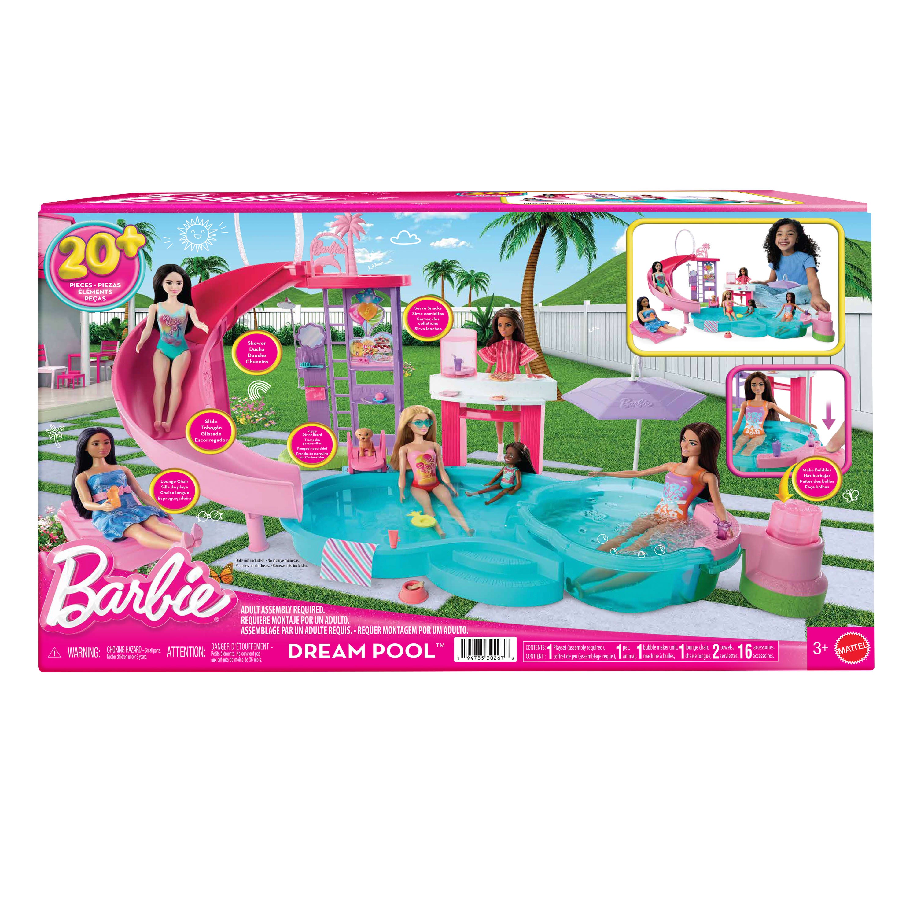 Barbie Dream Pool Set fra 3 år