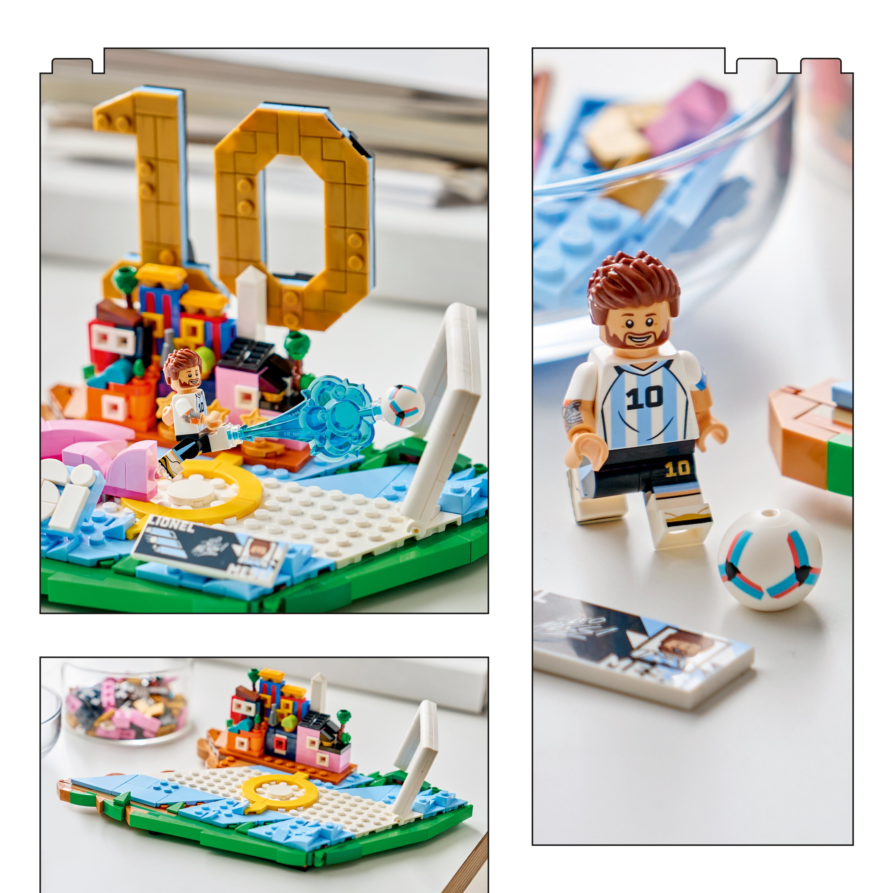 LEGO® Editions Lionel Messi – fotball-høydepunkter 43011