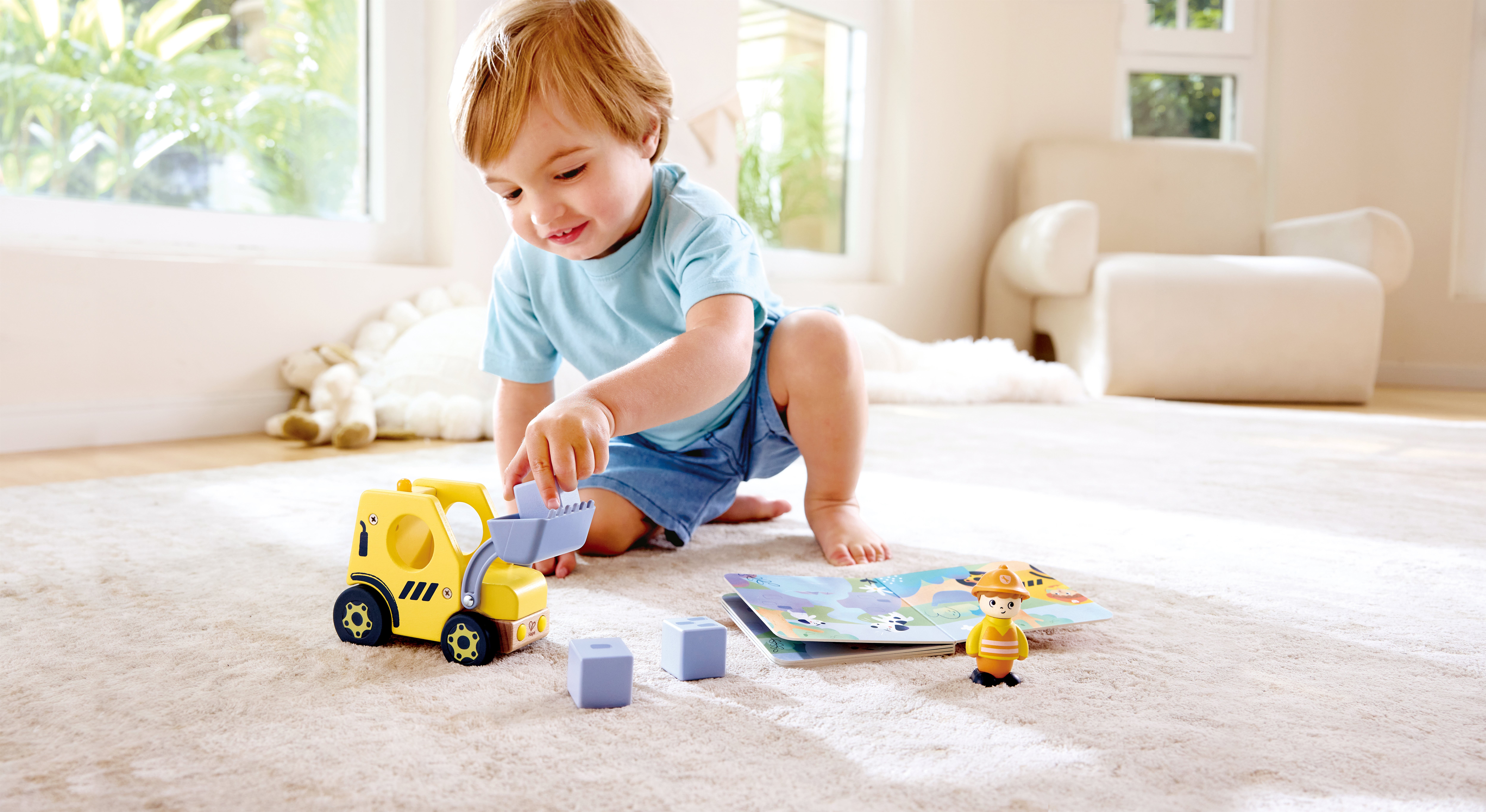 Hape The Buzzing Bulldozer With Sound