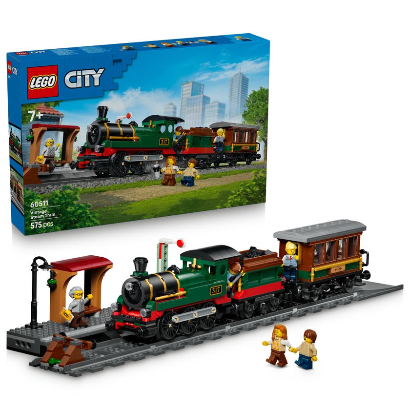 LEGO® City Gammeldags damptog. Lekebyggesett 60511