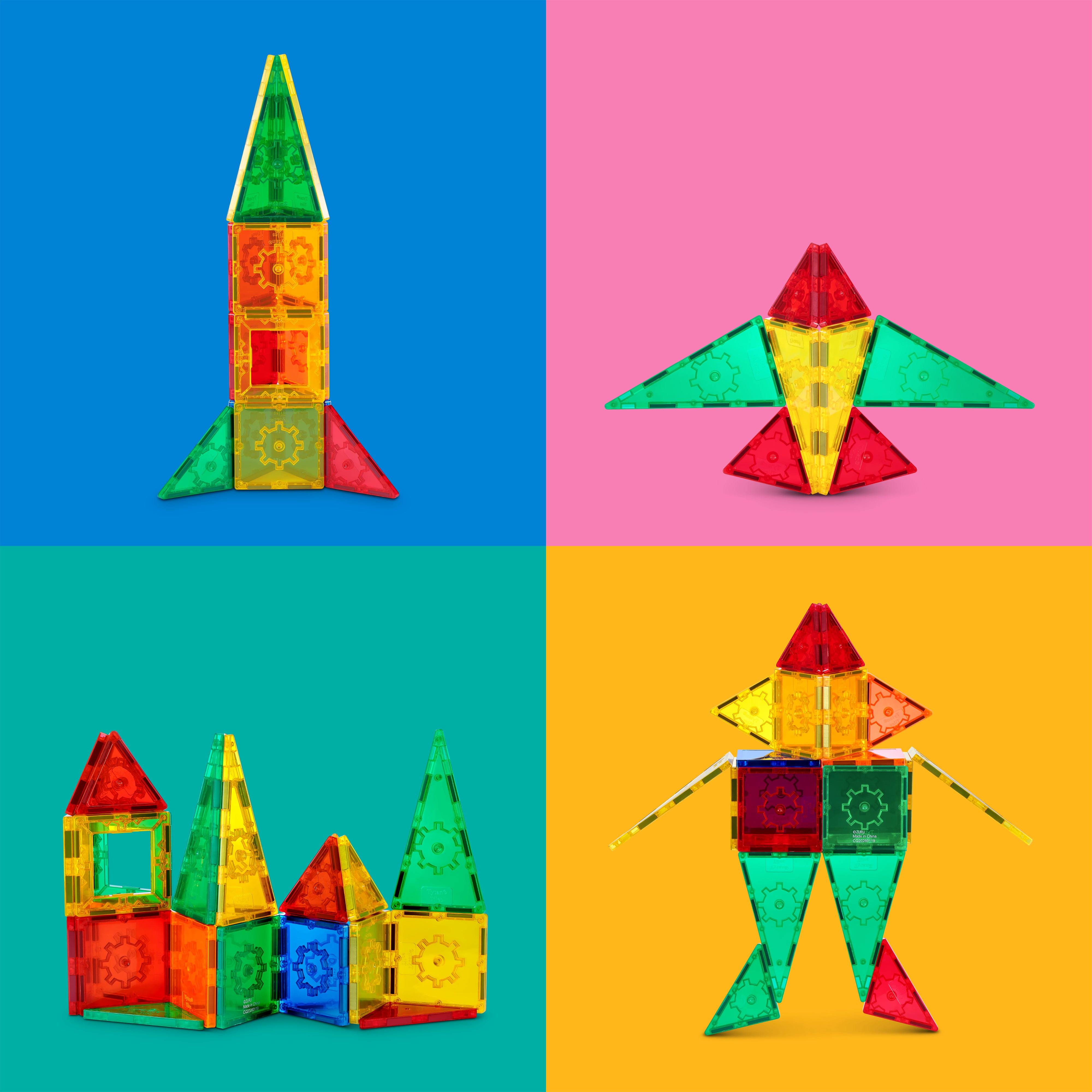 TYTAN Magnetic Tiles - 25 magnetiske byggbrikker