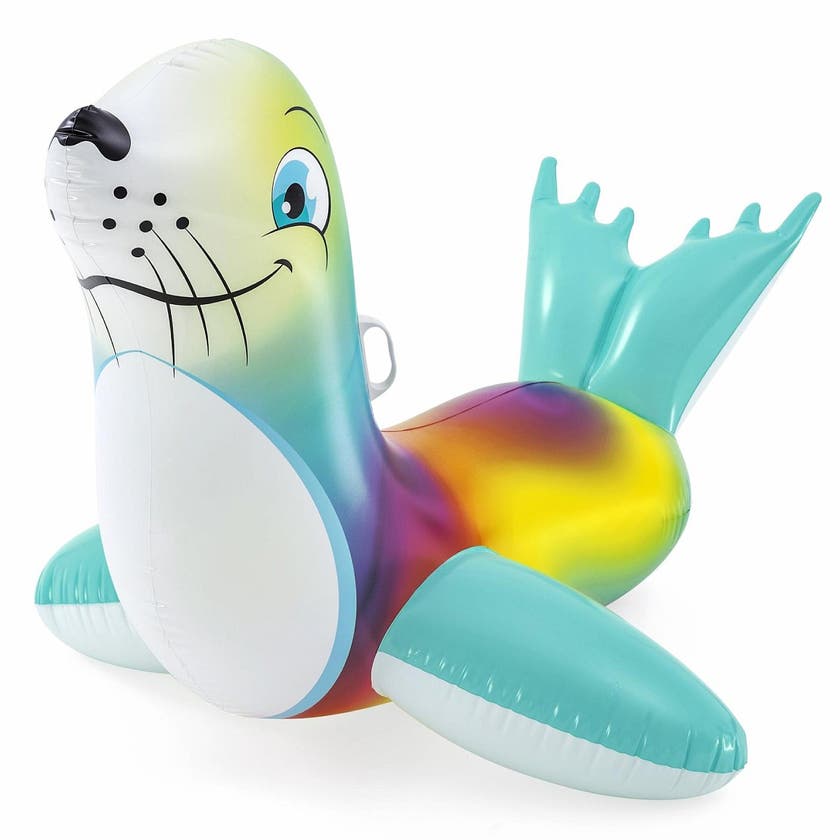 Oppblåsbar sel ride-on fra 3 år – Bestway Flash 'N Splash