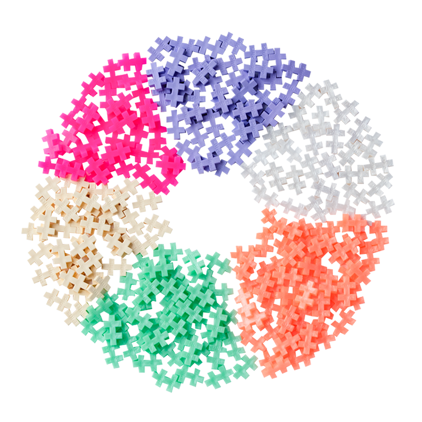 Plus-Plus Pearl mix / 240 stk Tube