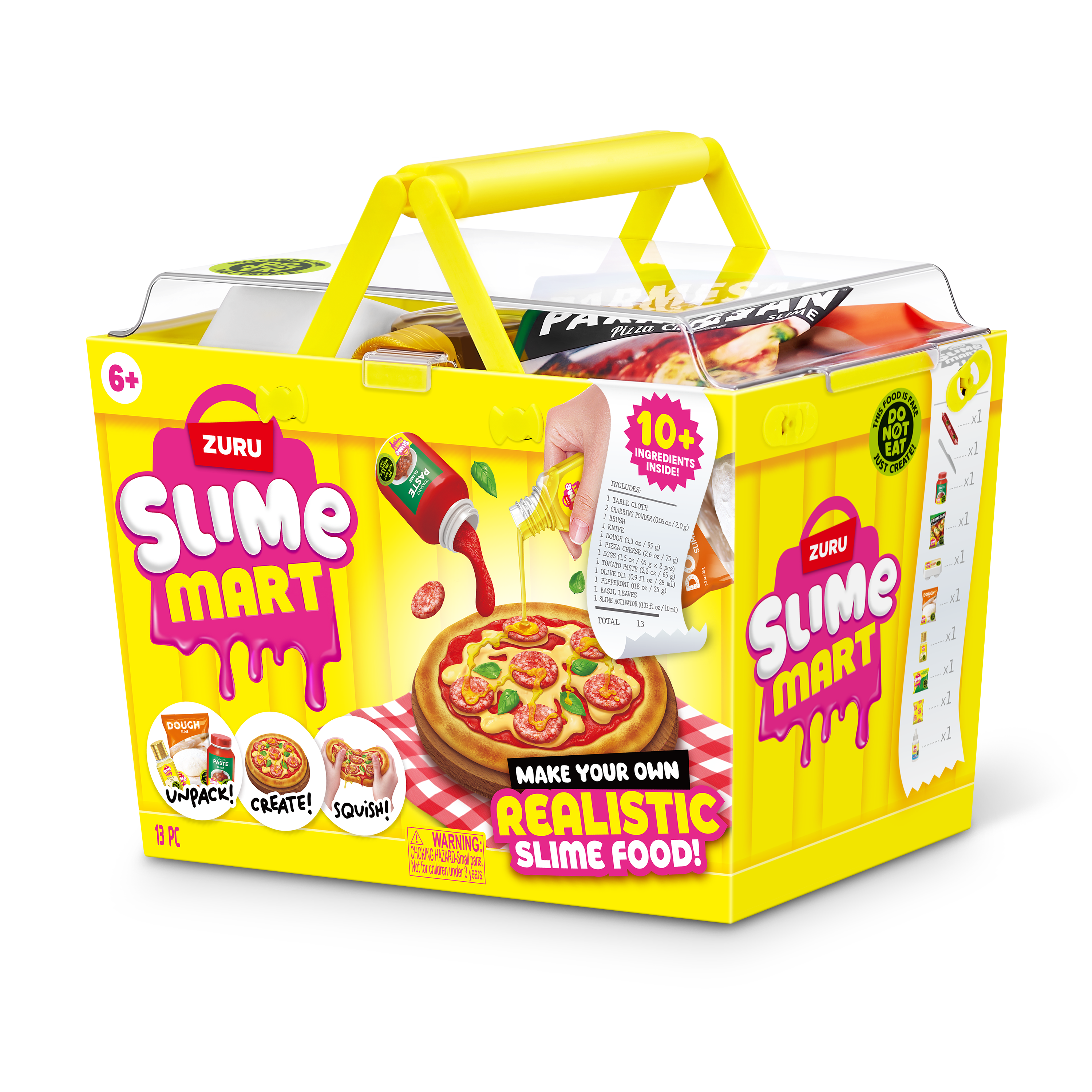 Slime Mart Small Shopping Basket Fast Food