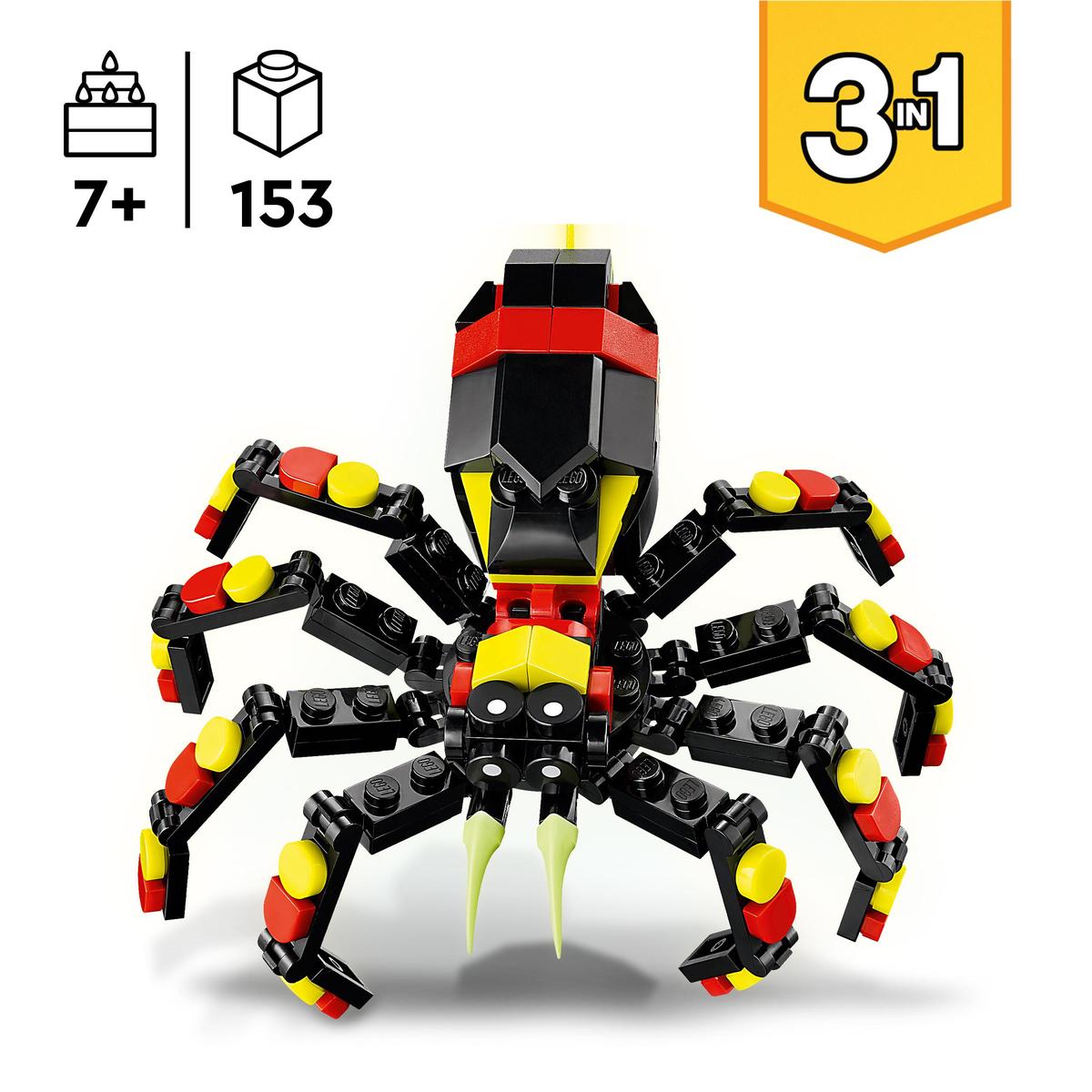 LEGO Creator 31159, Villdyr: overraskende edderkopp