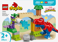 LEGO® DUPLO® │Marvel Dinosauren Spidey-Rex mot Green Goblin. Byggbar superheltleke for småbarn 10463
