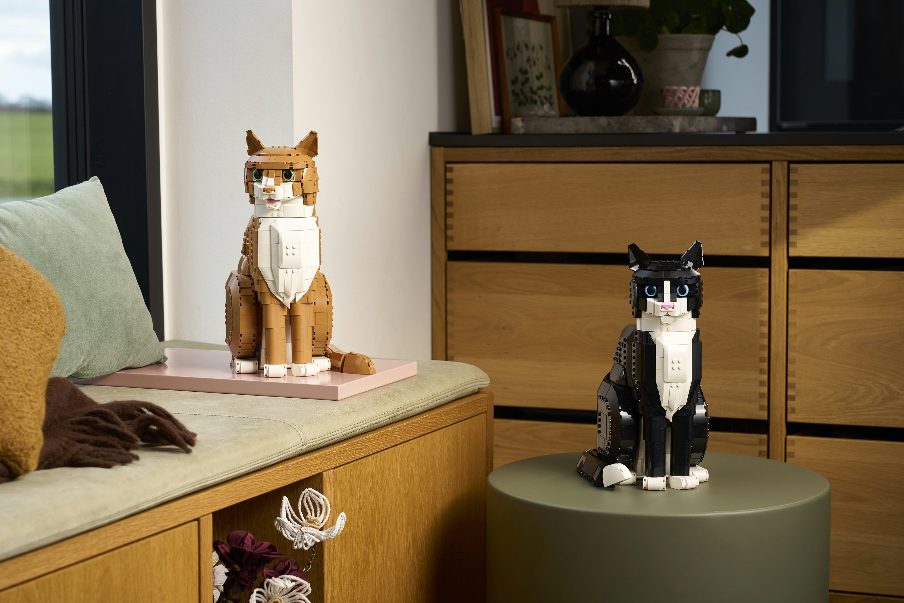 LEGO® Ideas Oransje katt, byggbar dyrefigur 21376
