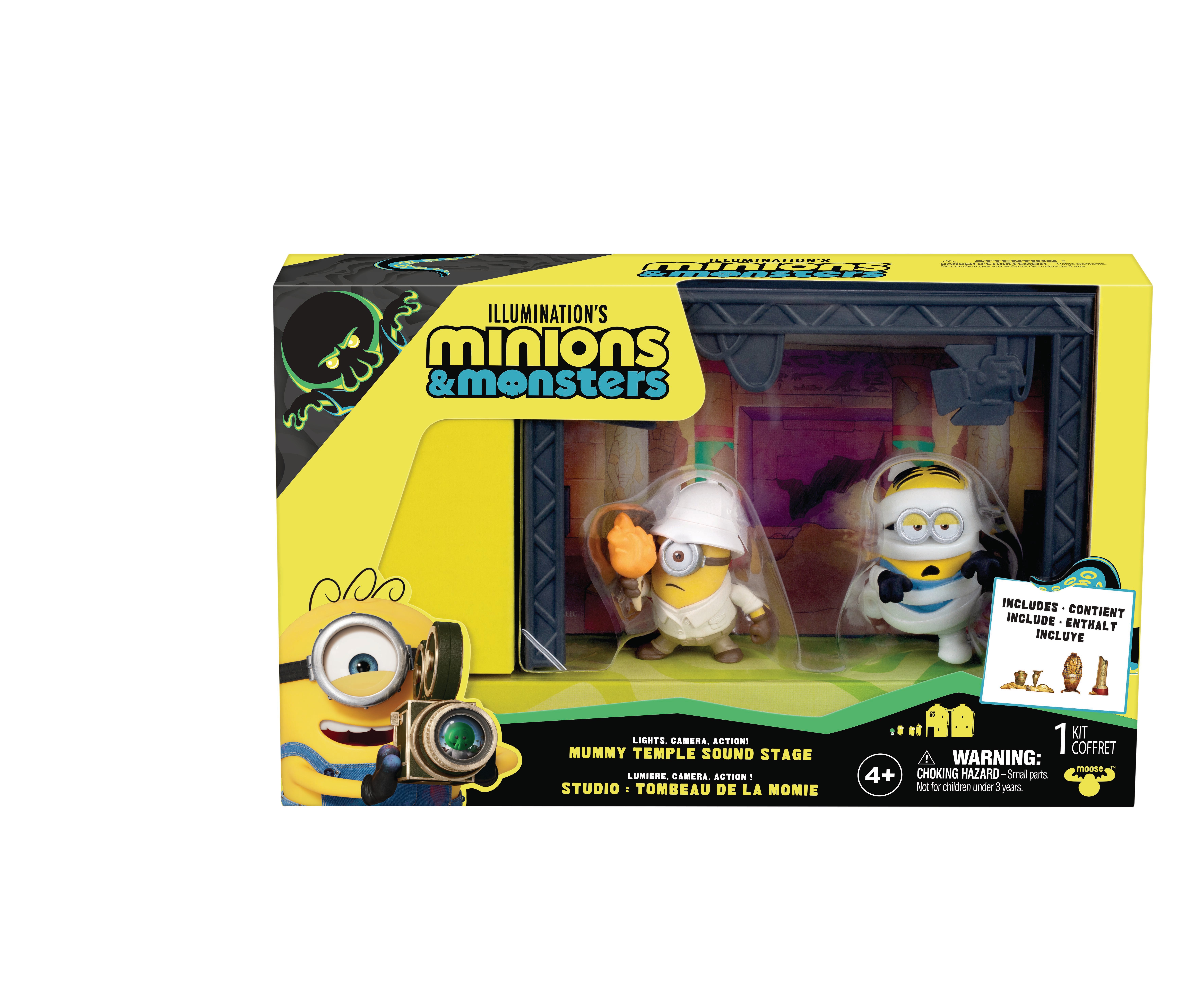 Minions & Monster - 5 cm Stage Set, 2 PK, Asst