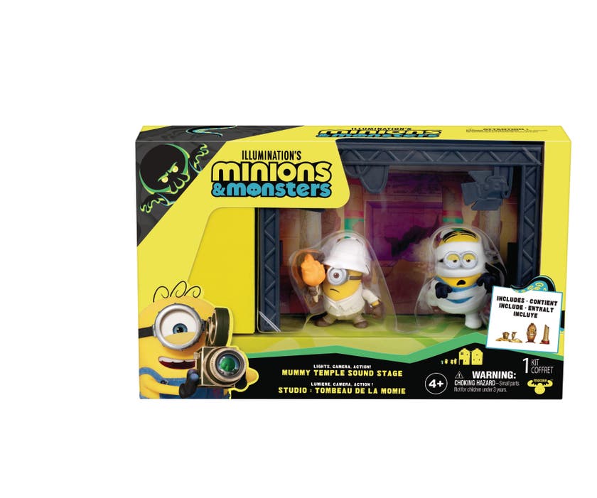 Minions & Monster - 5 cm Stage Set, 2 PK, Asst